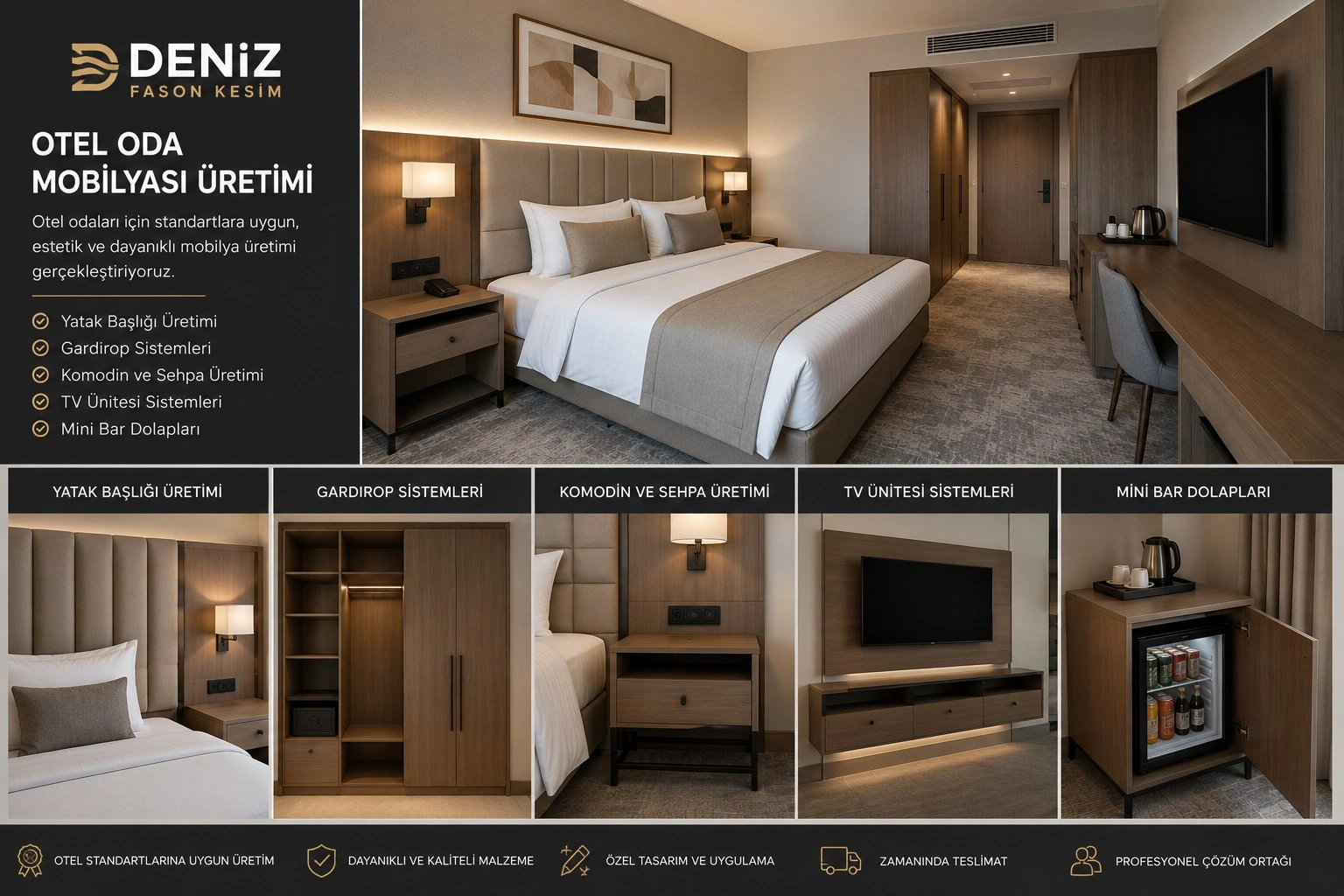 Otel Oda Mobilyası Üretimi